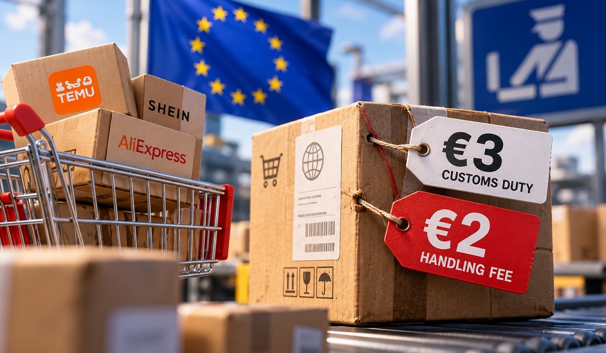 Νέο τέλος €2 στα μικροδέματα εκτός ΕΕ – Στα €5 η επιβάρυνση από 1η Νοεμβρίου